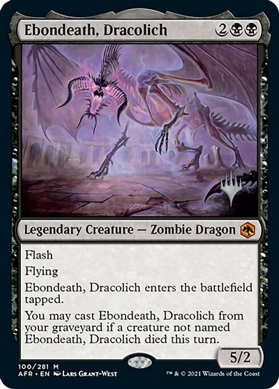 Ebondeath, Dracolich card art