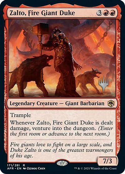 Zalto, Fire Giant Duke card art