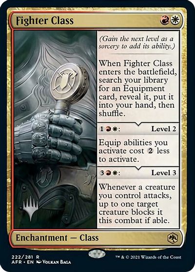 Fighter Class card art