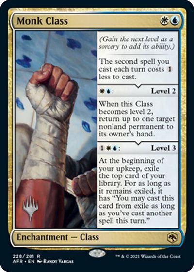 Monk Class card art