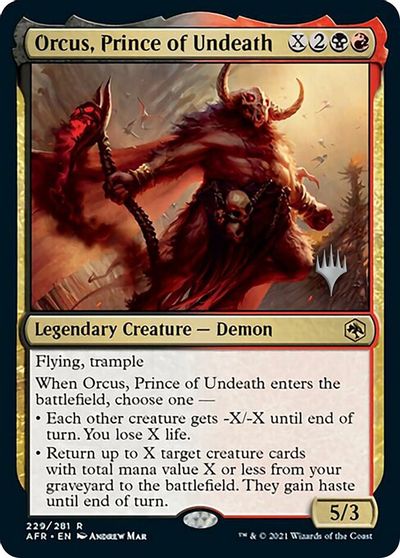 Orcus, Prince of Undeath card art