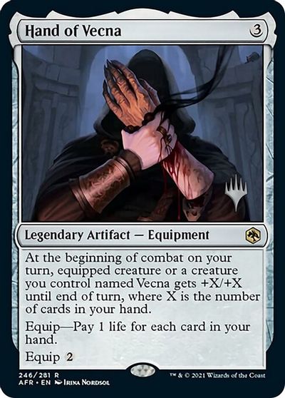Hand of Vecna card art