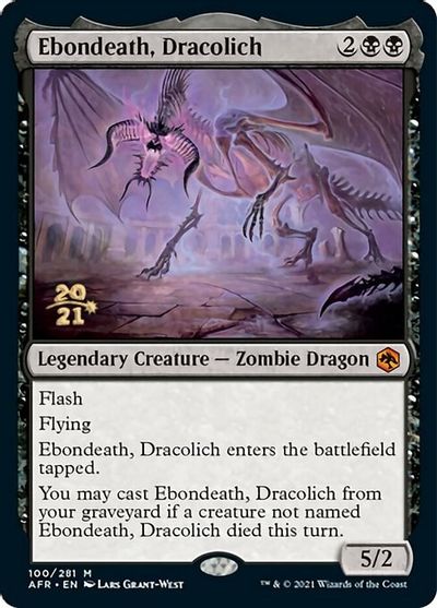 Ebondeath, Dracolich card art