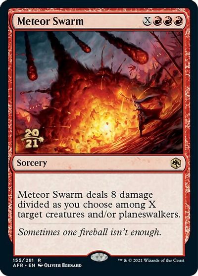 Meteor Swarm card art