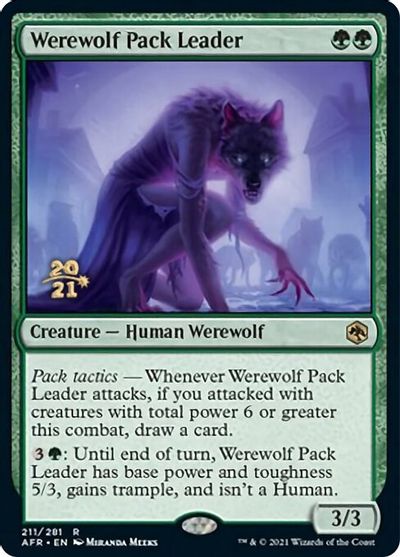 Werewolf Pack Leader card art