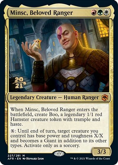 Minsc, Beloved Ranger card art