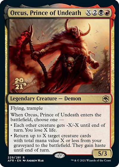 Orcus, Prince of Undeath card art