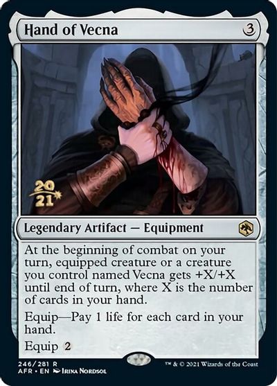 Hand of Vecna card art