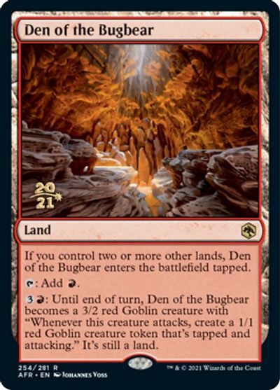 Den of the Bugbear card art