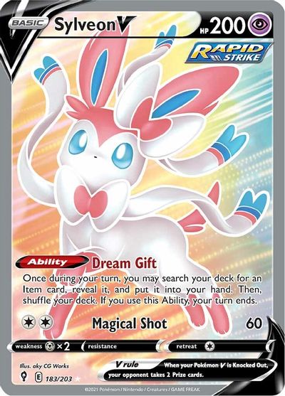 Sylveon V (Full Art) card art