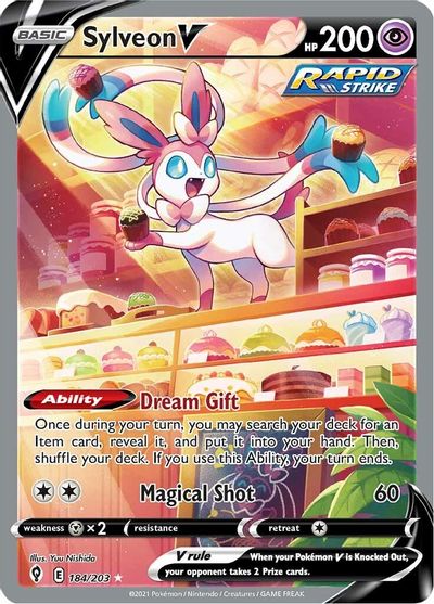 Sylveon V (Alternate Full Art) card art
