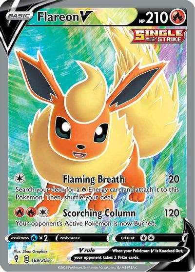 Flareon V (Full Art) card art