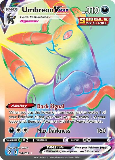 Umbreon VMAX (Secret) card art
