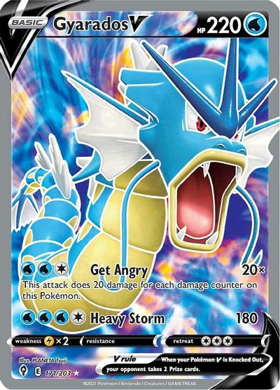 Gyarados V (Full Art) card art