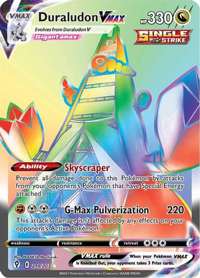Duraludon VMAX (Secret) card art