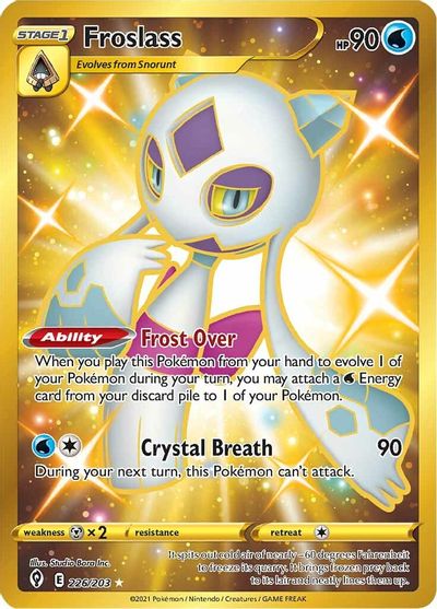 Froslass (Secret) card art