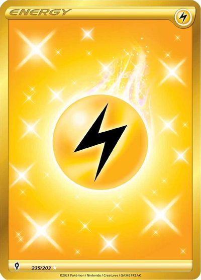 Lightning Energy (Secret) card art