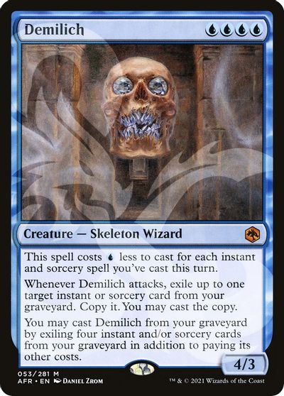 Demilich card art