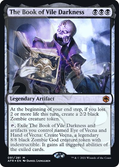The Book of Vile Darkness card art