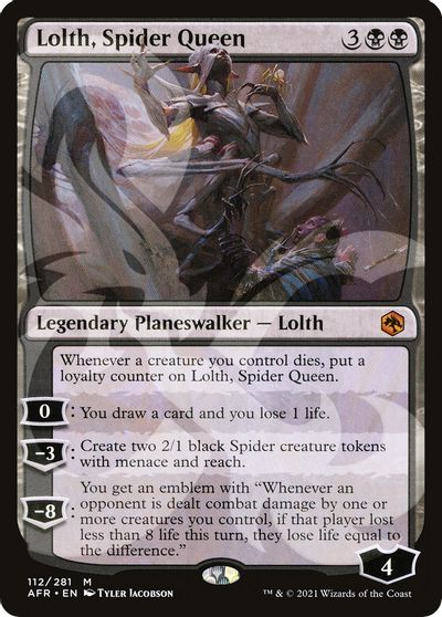 Lolth, Spider Queen card art