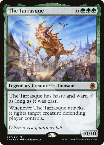 The Tarrasque card art