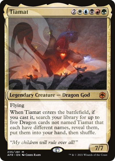 Tiamat card art