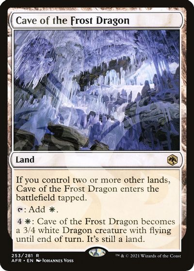 Cave of the Frost Dragon card art