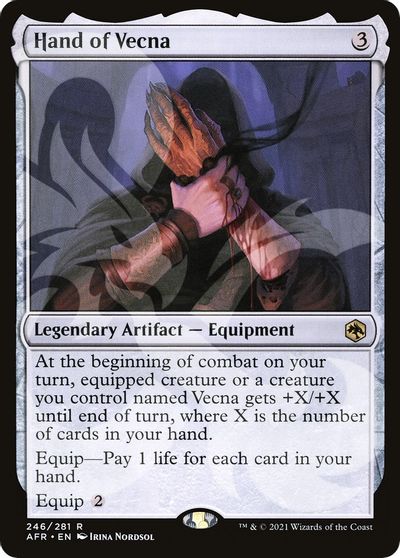 Hand of Vecna card art