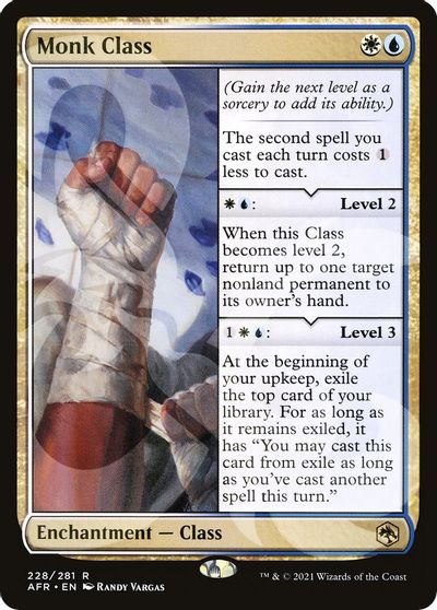 Monk Class card art