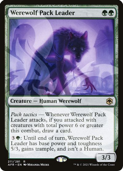 Werewolf Pack Leader card art