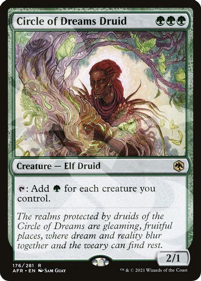 Circle of Dreams Druid card art