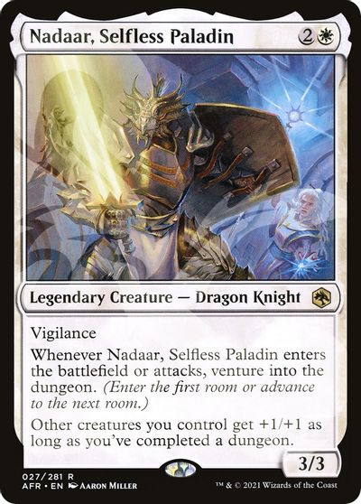 Nadaar, Selfless Paladin card art