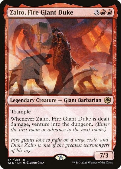 Zalto, Fire Giant Duke card art
