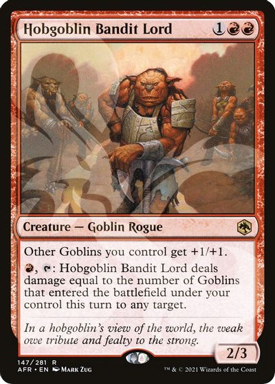 Hobgoblin Bandit Lord card art