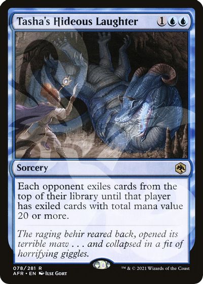Tasha's Hideous Laughter card art
