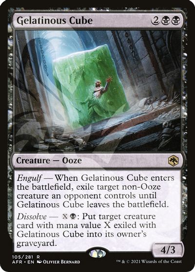 Gelatinous Cube card art