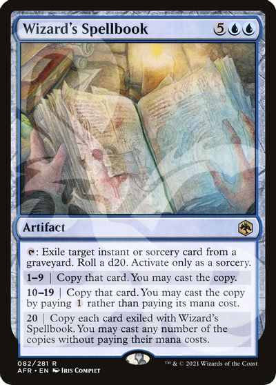 Wizard's Spellbook card art