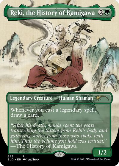 Reki, the History of Kamigawa card art