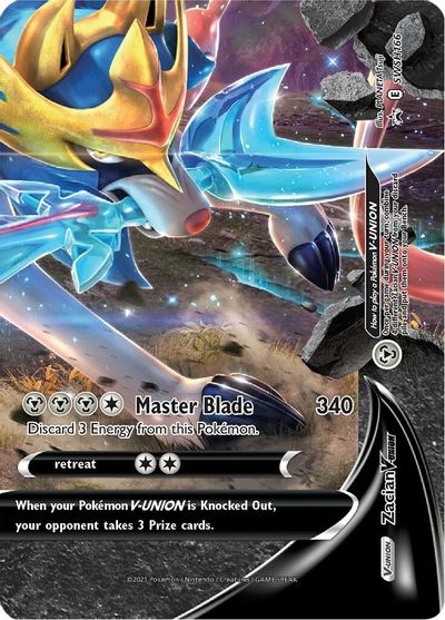 Zacian V-UNION - SWSH166 card art