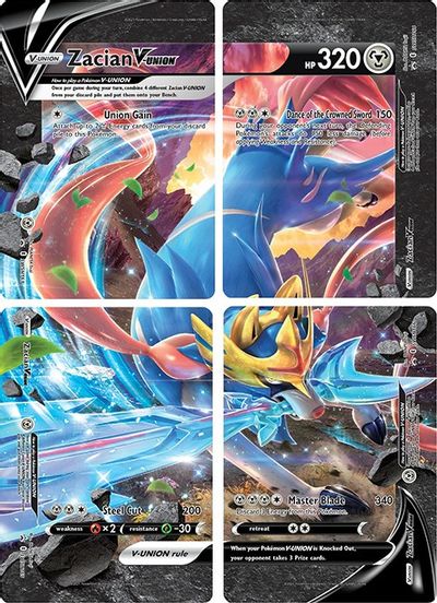 Zacian V-UNION [Set of 4] card art