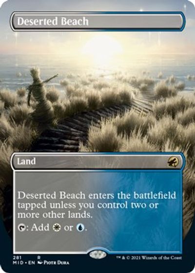 Deserted Beach (Borderless) card art
