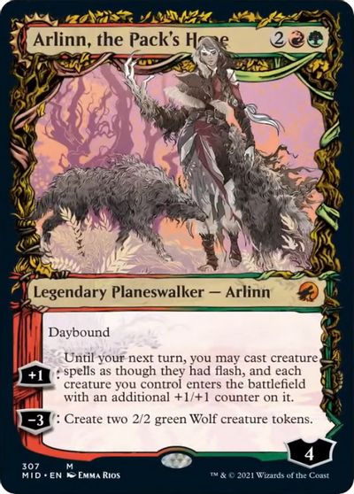 Arlinn, the Pack's Hope (Showcase) card art