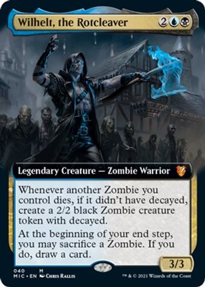 Wilhelt, the Rotcleaver (Extended Art) card art