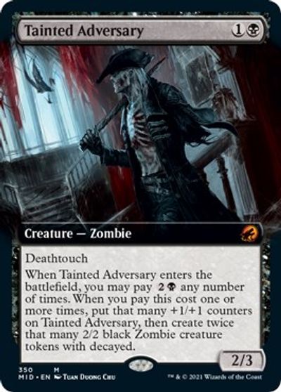 Tainted Adversary (Extended Art) card art