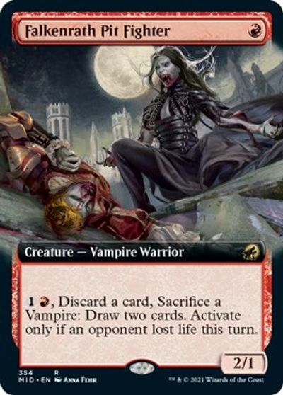 Falkenrath Pit Fighter (Extended Art) card art