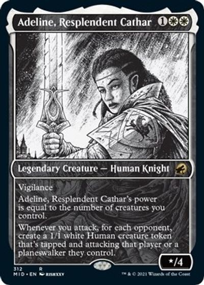 Adeline, Resplendent Cathar (Showcase) card art