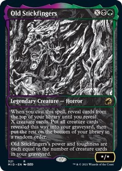 Old Stickfingers (Showcase) card art
