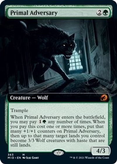 Primal Adversary (Extended Art) card art