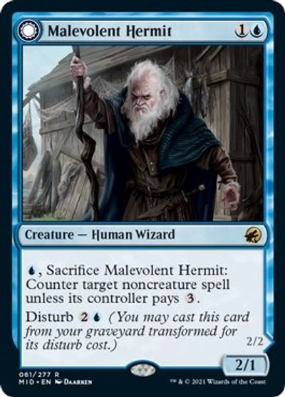 Malevolent Hermit card art