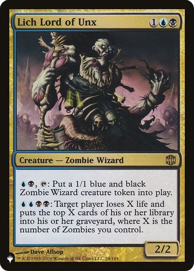 Lich Lord of Unx card art